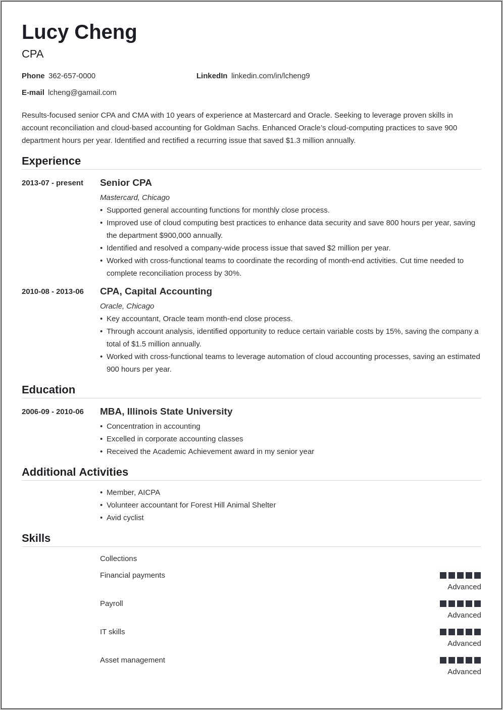 Bild A Resume For Free