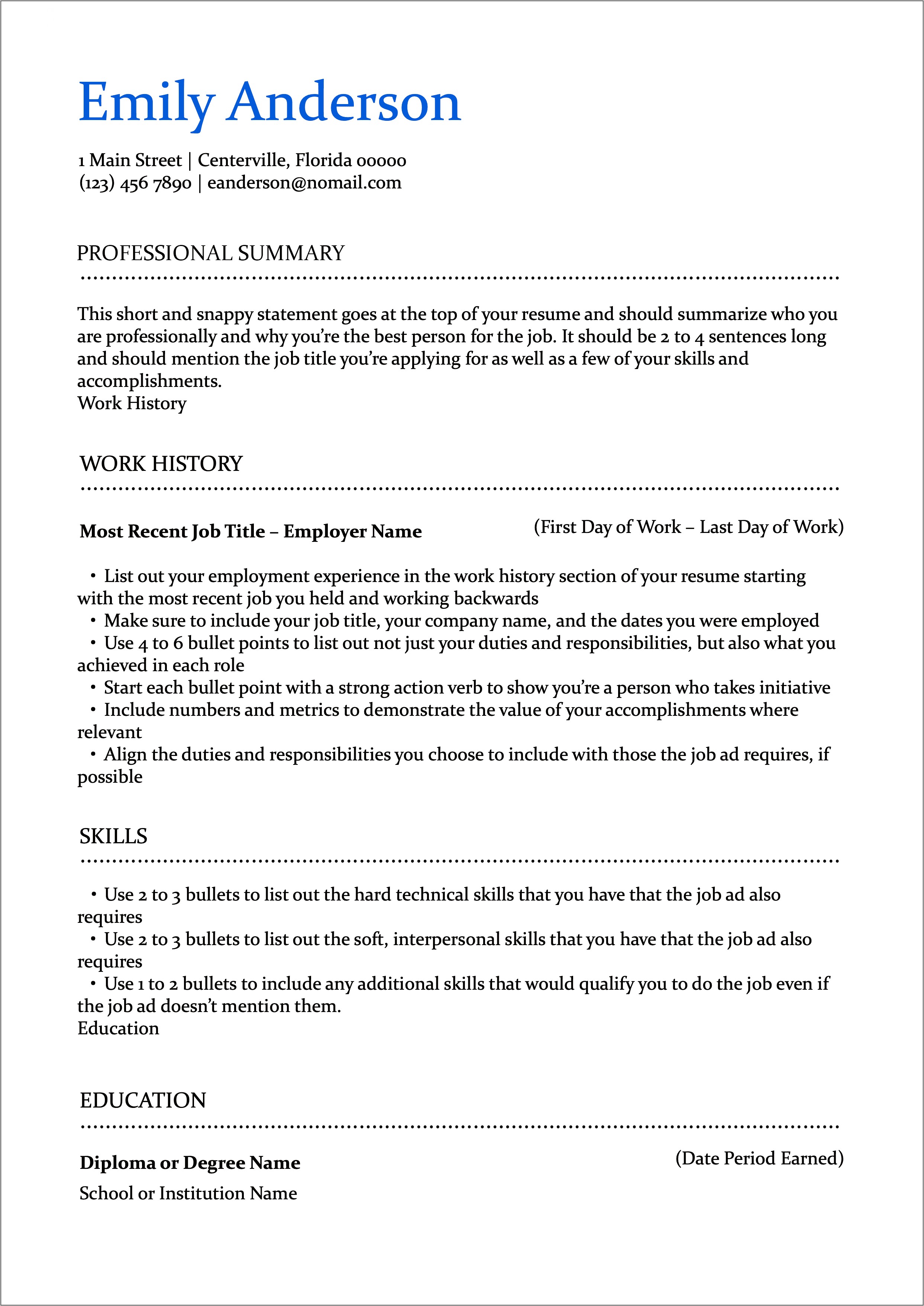 Dental Front Desk Resume Objective