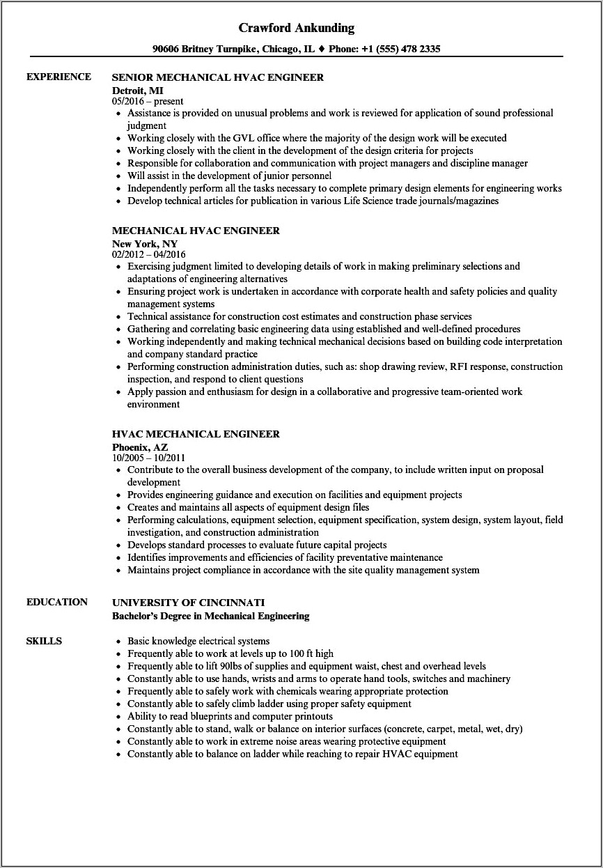 Fire Protection Designer Resume Sample