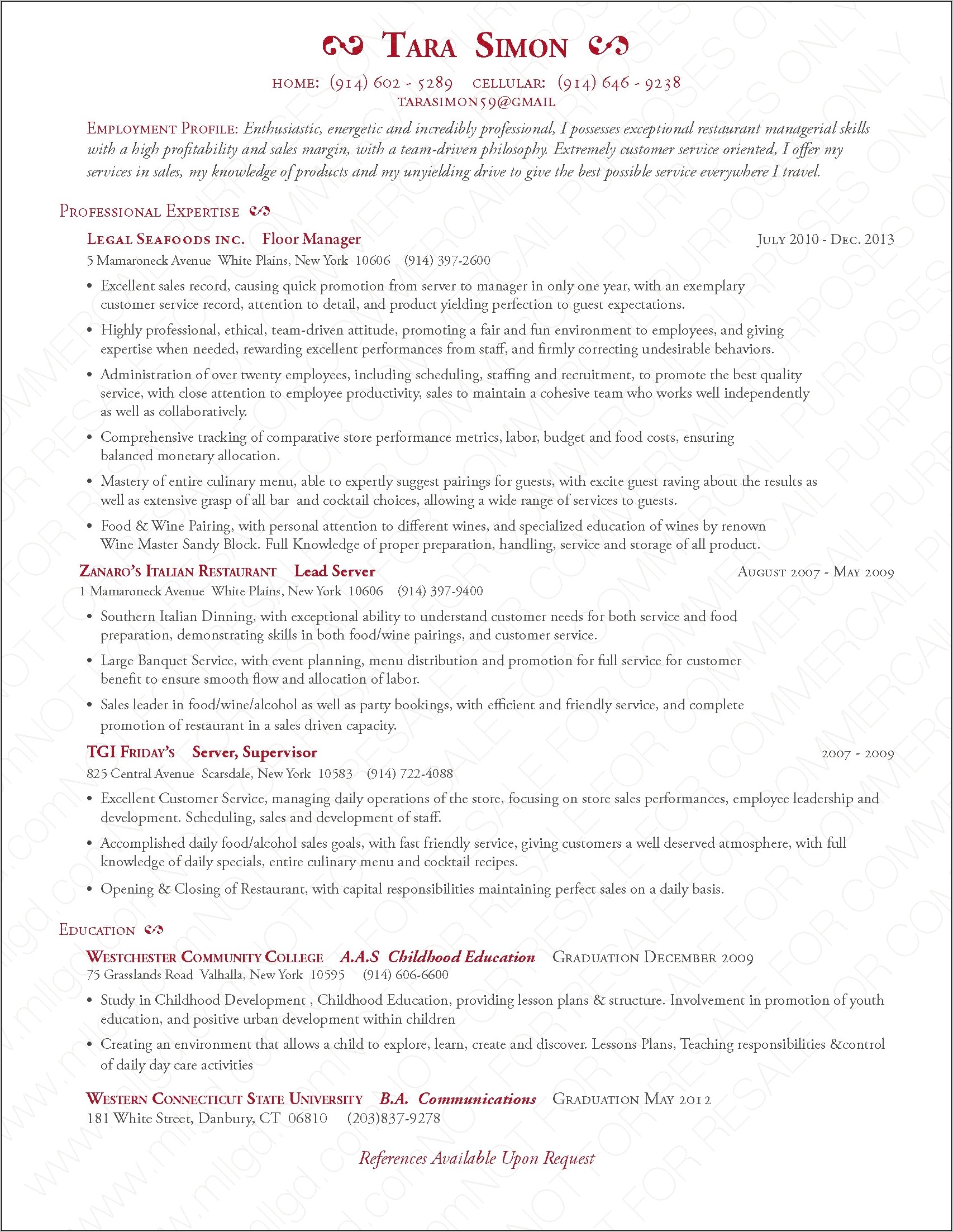 Free Resume Help Danbury Ct