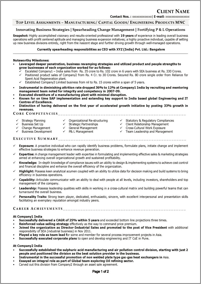 Free Resume Templates Download India