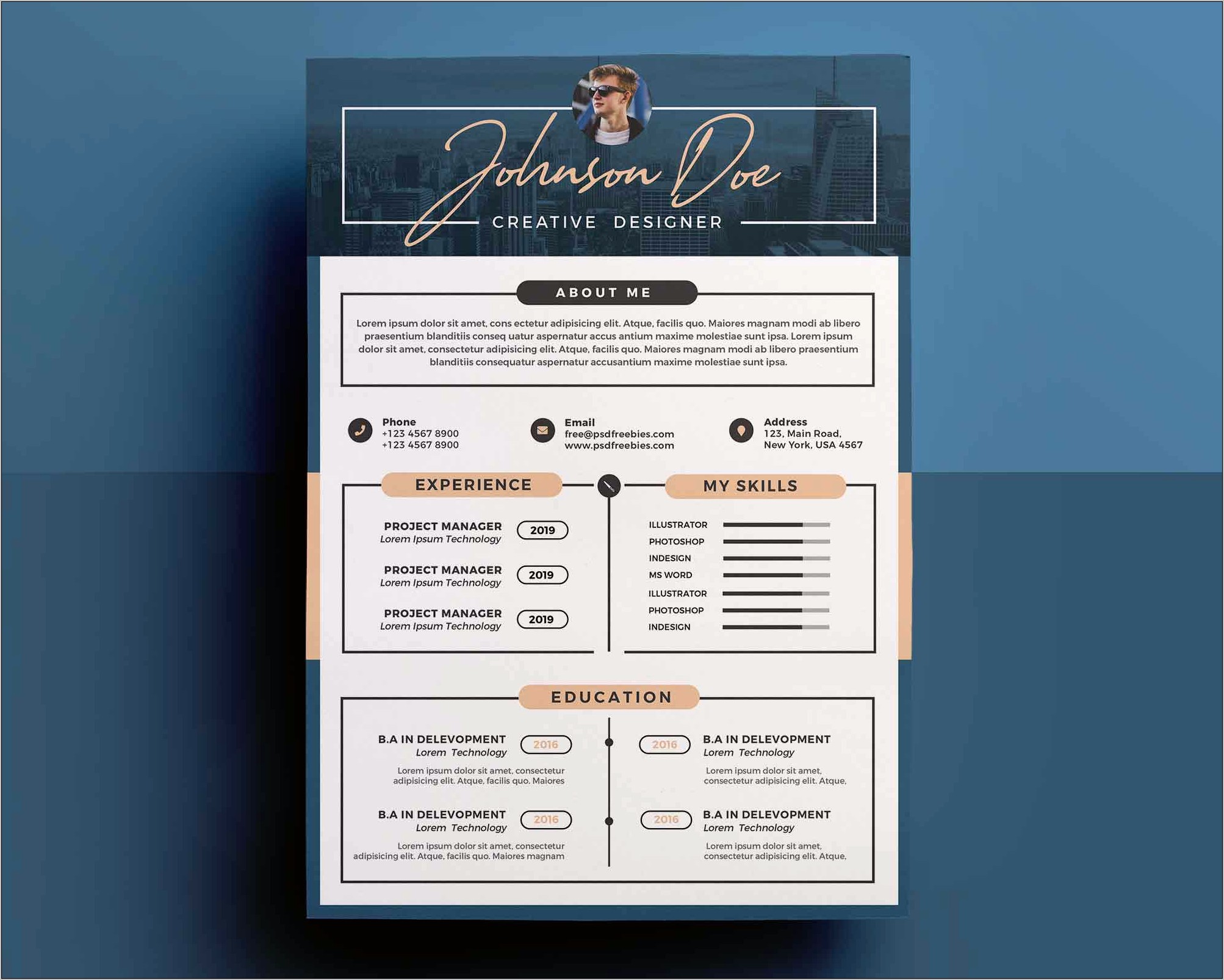 Free Resume Templates Download Psd