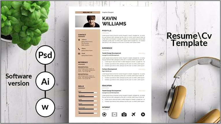 Graphic Resume Templates Free Word