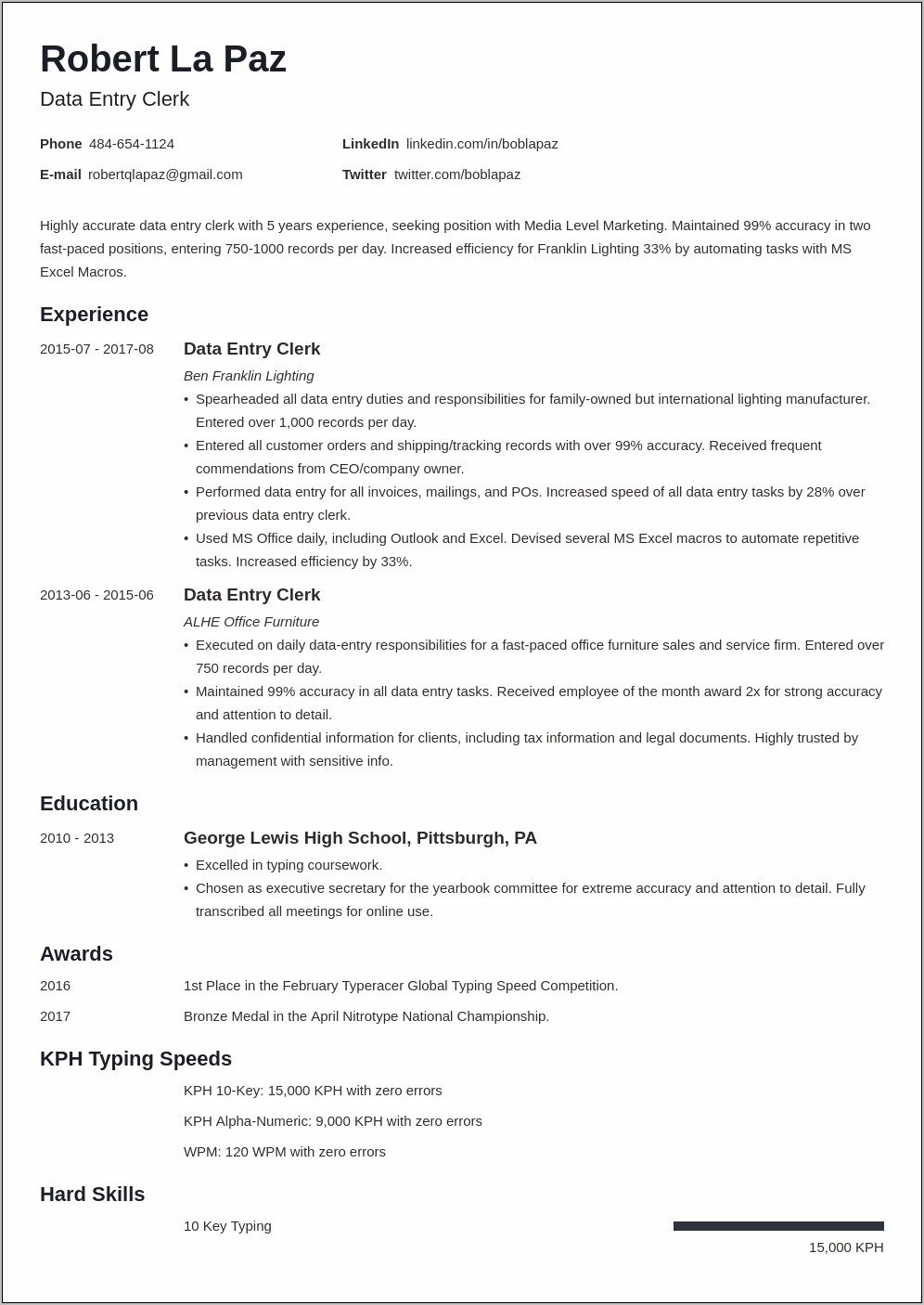 It Fresher Resume Objective Examples