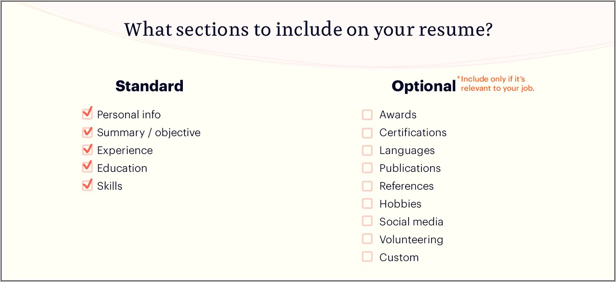 Objective Summary For A Resume