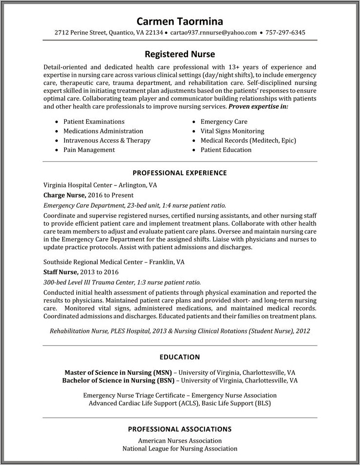 Pain Management Nurse Practitioner Resume