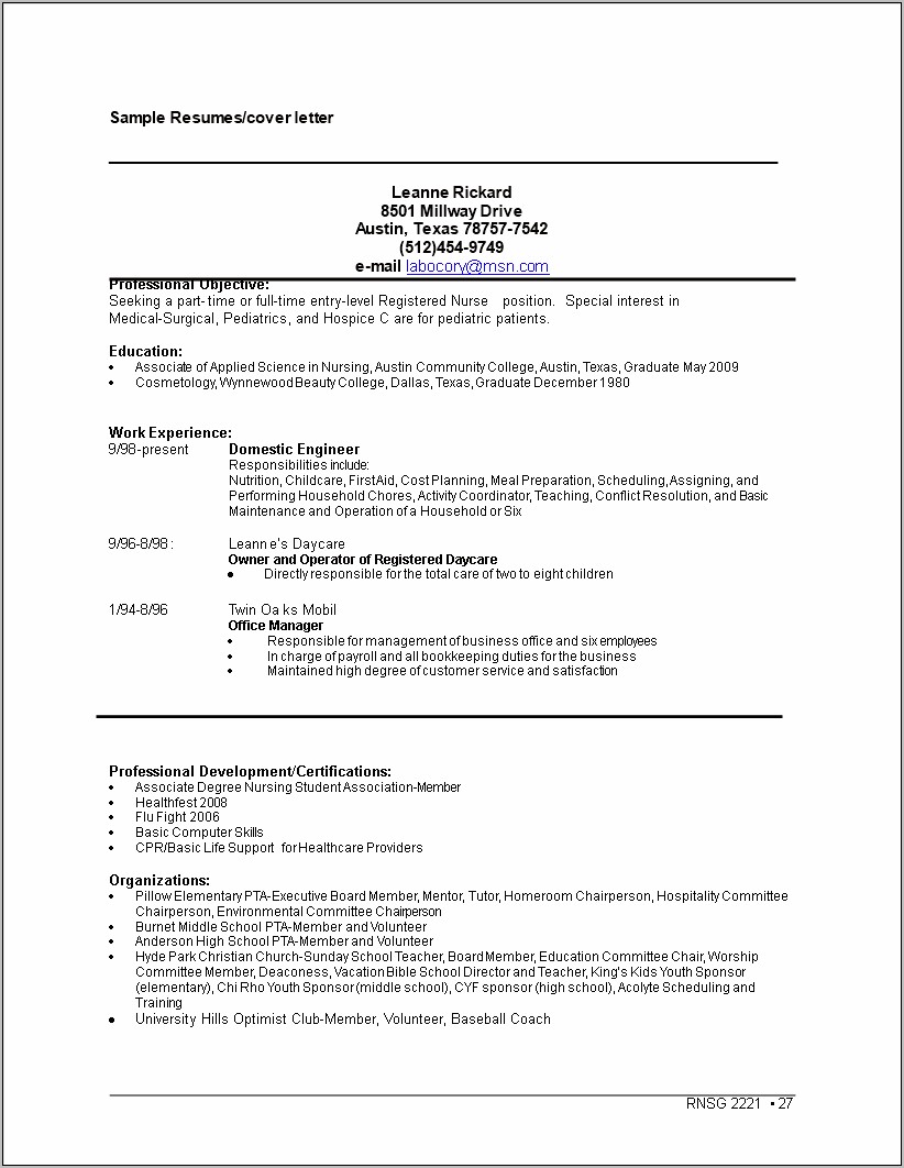 Pediatrician Resume Cover Letter Examples