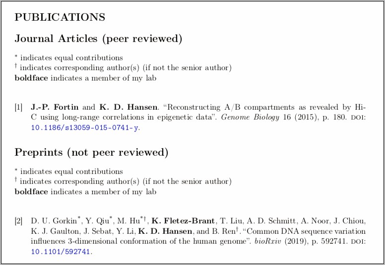 Sample Resume In Ieee Format