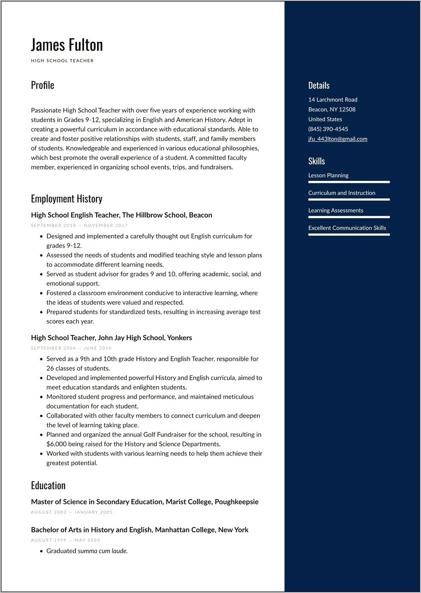 Seafarer Resume Format Free Download