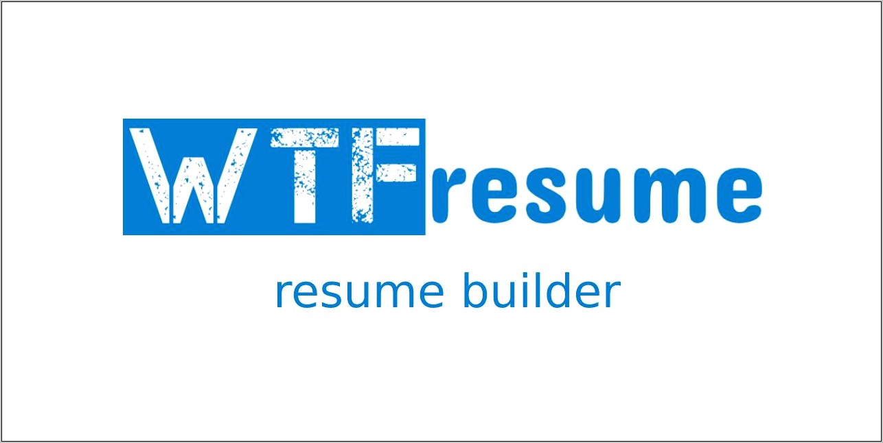 100 Percent Free Resume Maker