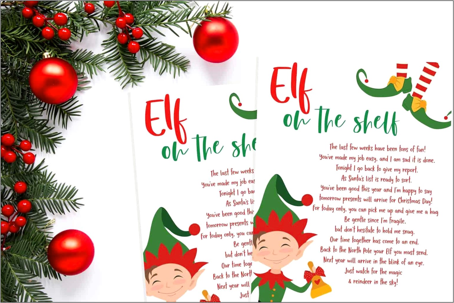 2 Elf On The Shelf Letter Template Download