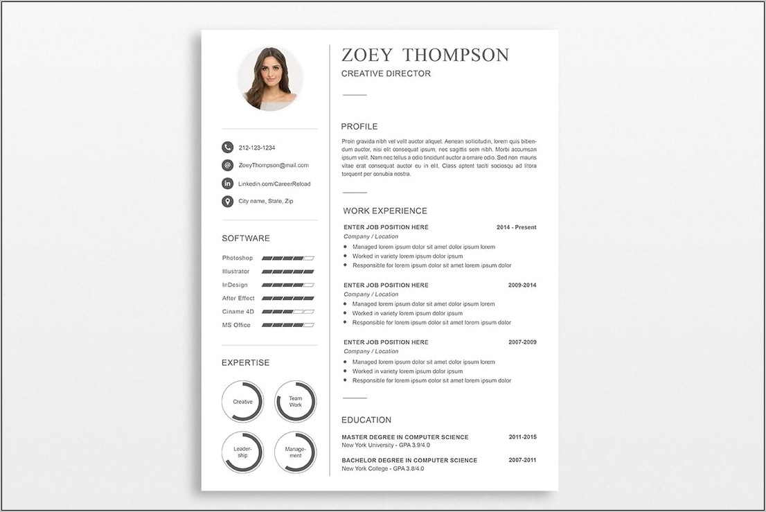 2007 Word Resume Templates Free