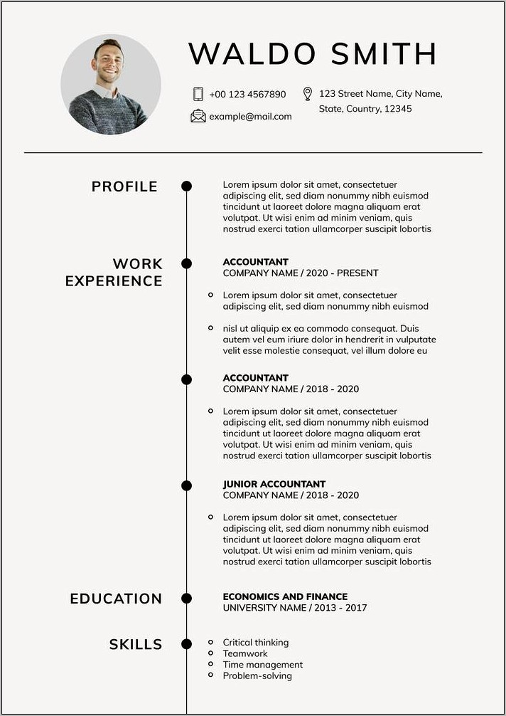 2017 Resume Templates Word Free