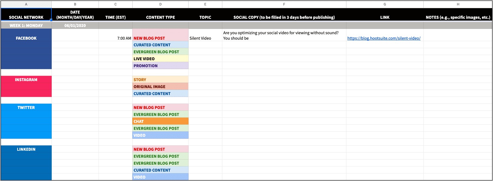 2019 Monthly Calendar Excel Template Xls Download