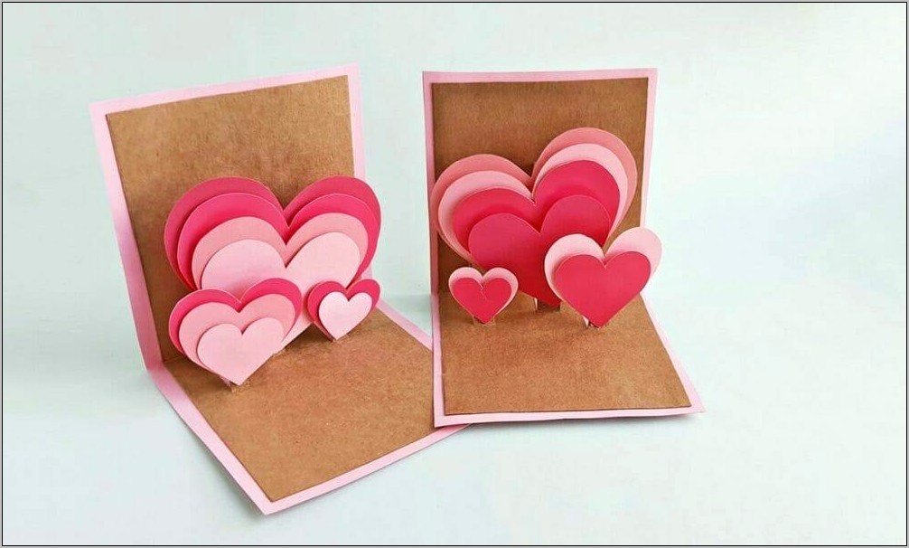 3d Heart Pop Up Card Template Download