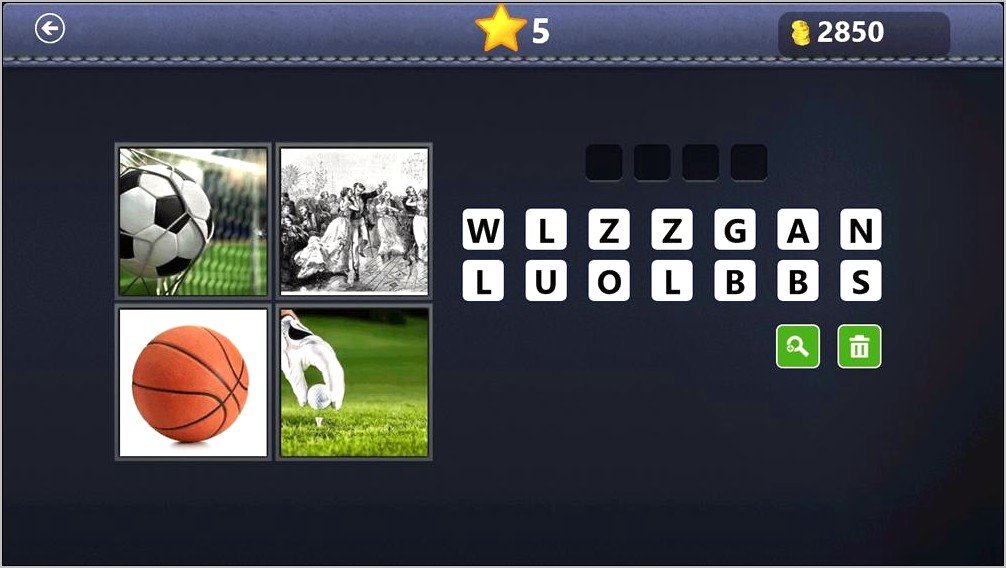 4 Pics 1 Word Template Download