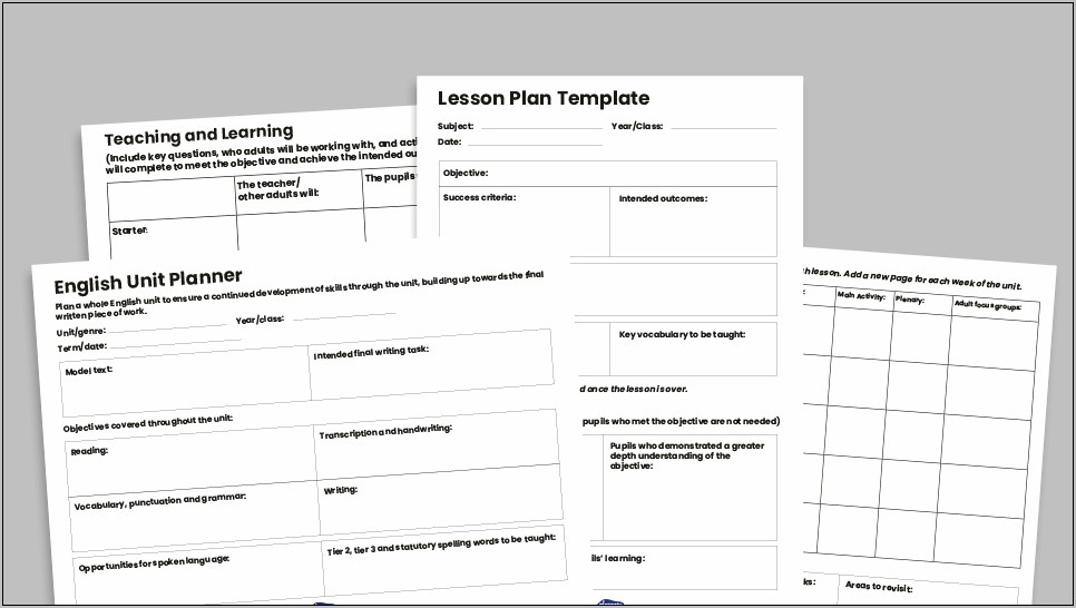 5 E Lesson Plan Template Download