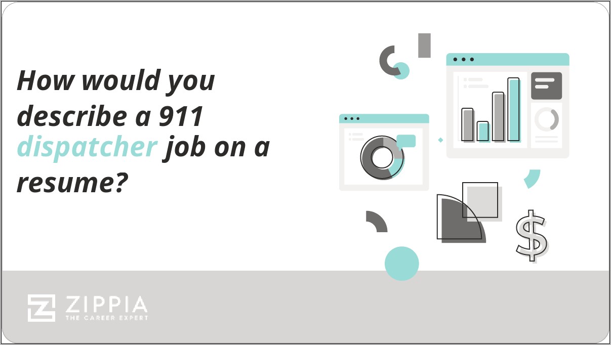 911 Dispatcher Job Duties Resume