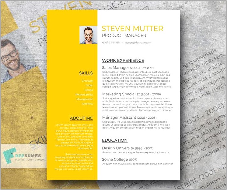 A Good Product Manager Resume