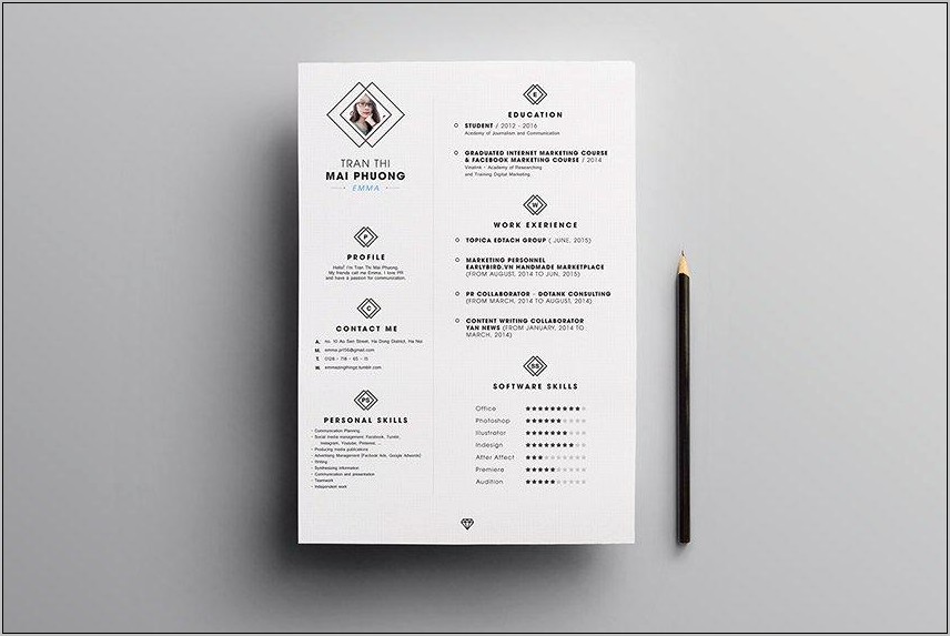 Academic Resume Template Free Download