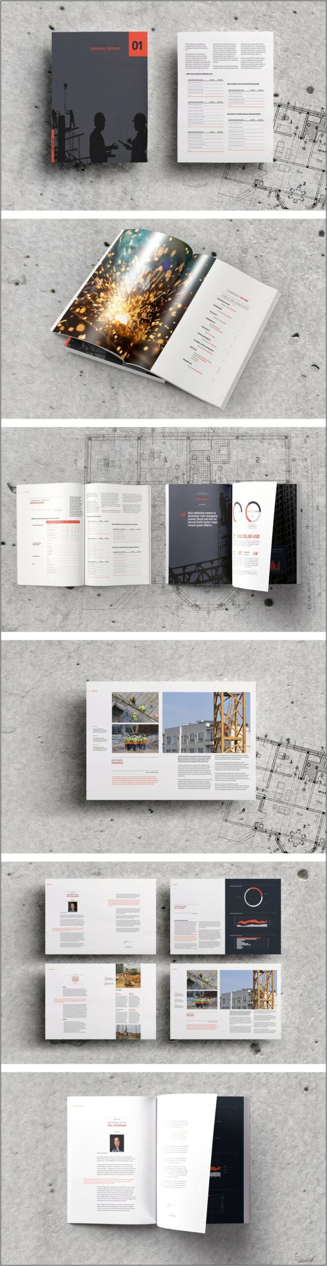 Annual Report Brochure Indesign Template Download