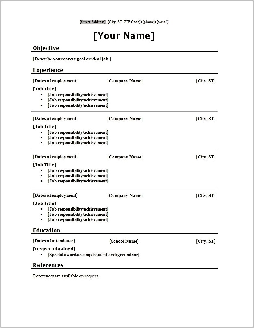 Apa Format Template Word 2007 Download