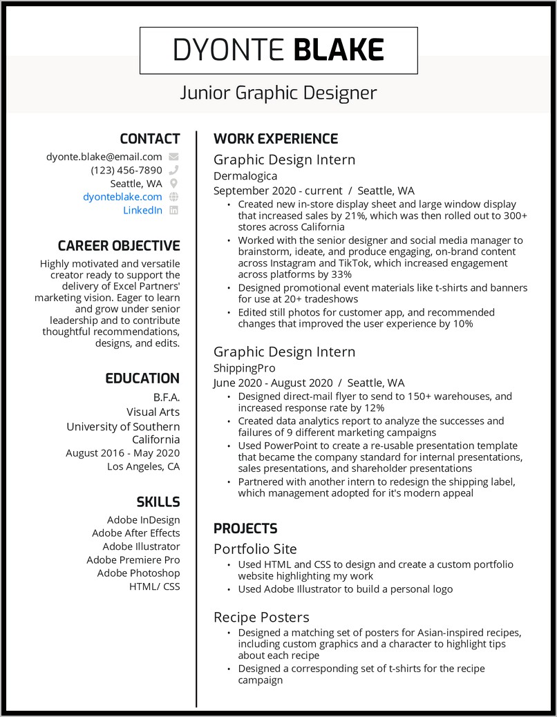 Art Director Job Description Resume