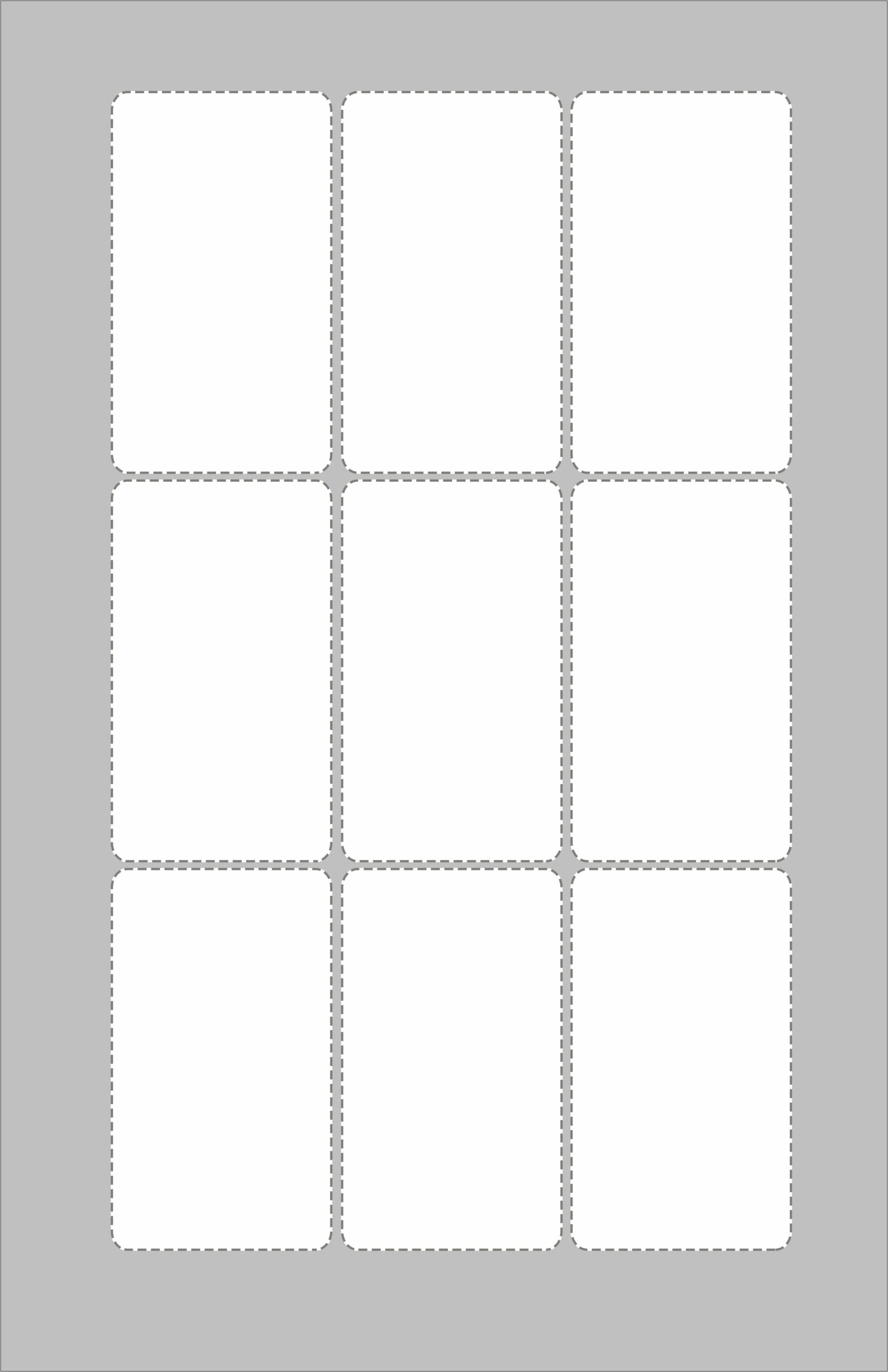 Art Label Card Grid Sheet Template Download