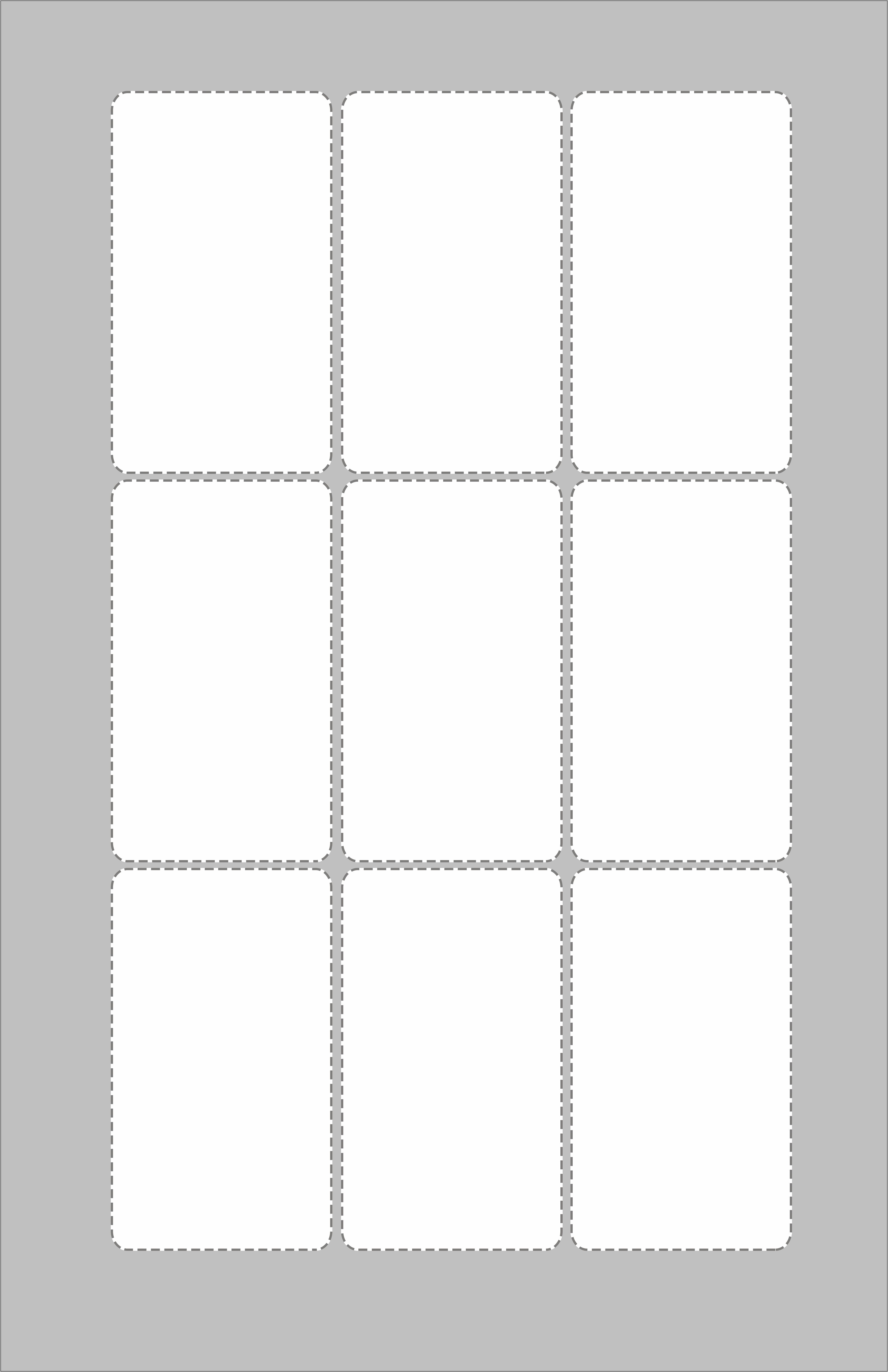 Art Label Card Grid Sheet Template Download