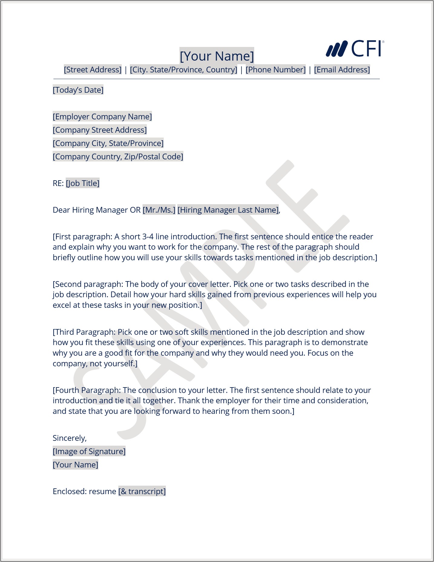 Asset Manager Resume Cover Letter