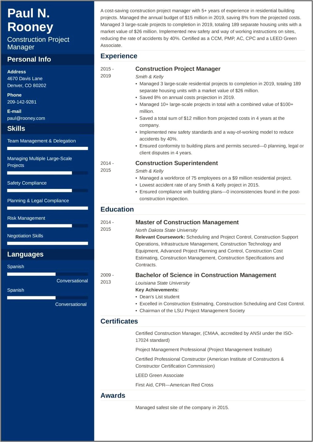 Associate Project Manager Resume Objective