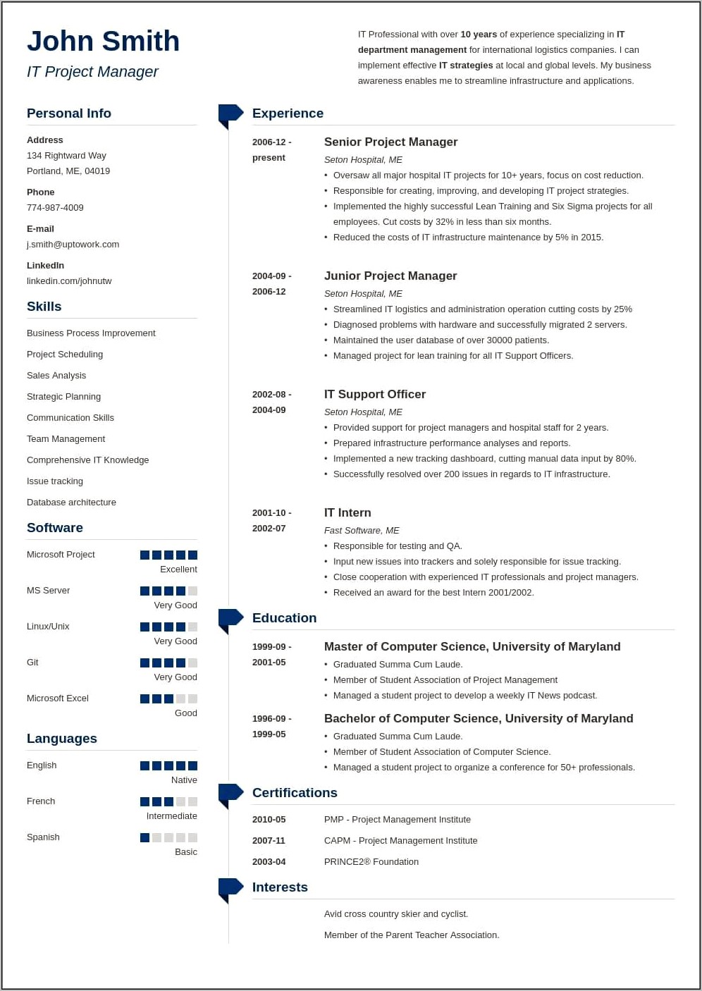 Ats Resume List Old Jobs