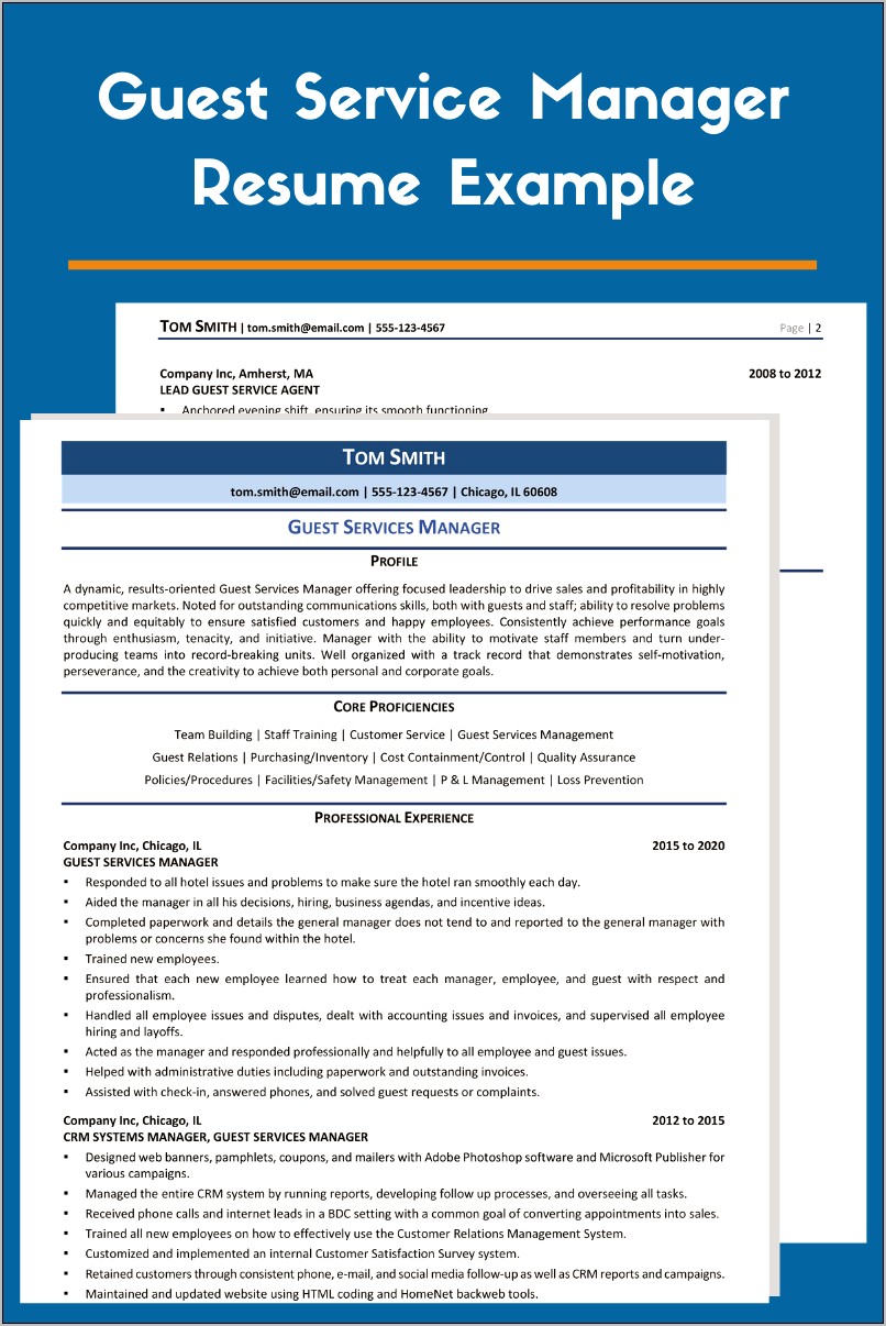 Auto Dealer Service Manager Resume