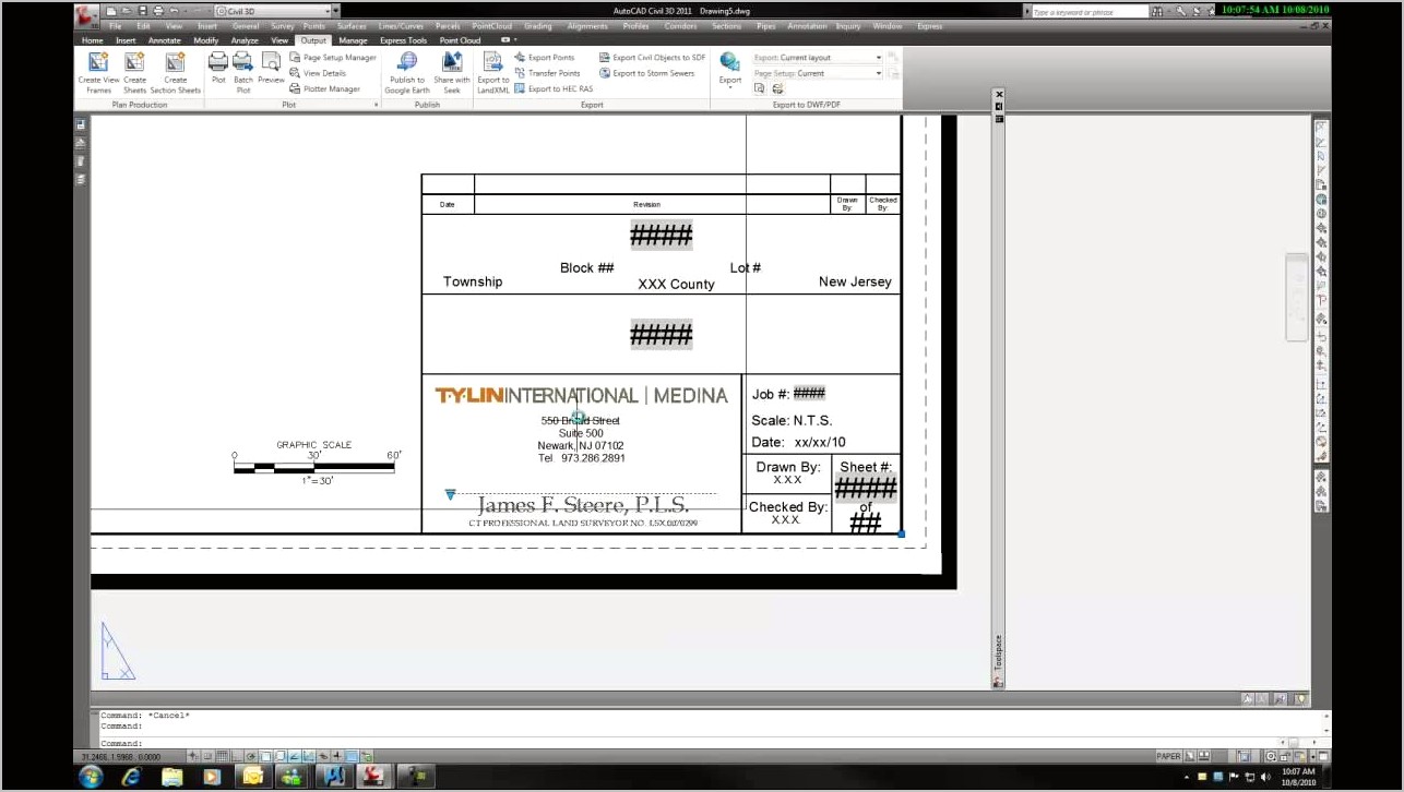 Autocad 2010 Title Block Template Download