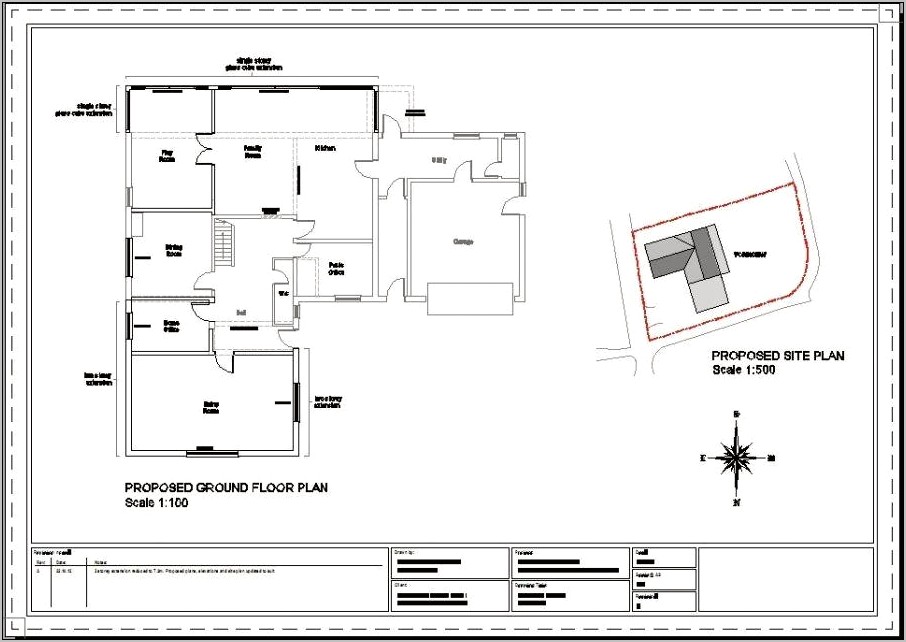 Autocad Architecture Title Block Template 11x17 Download