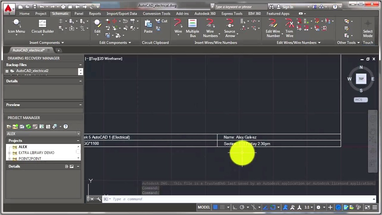 Autocad Lighting Title Block Template Download