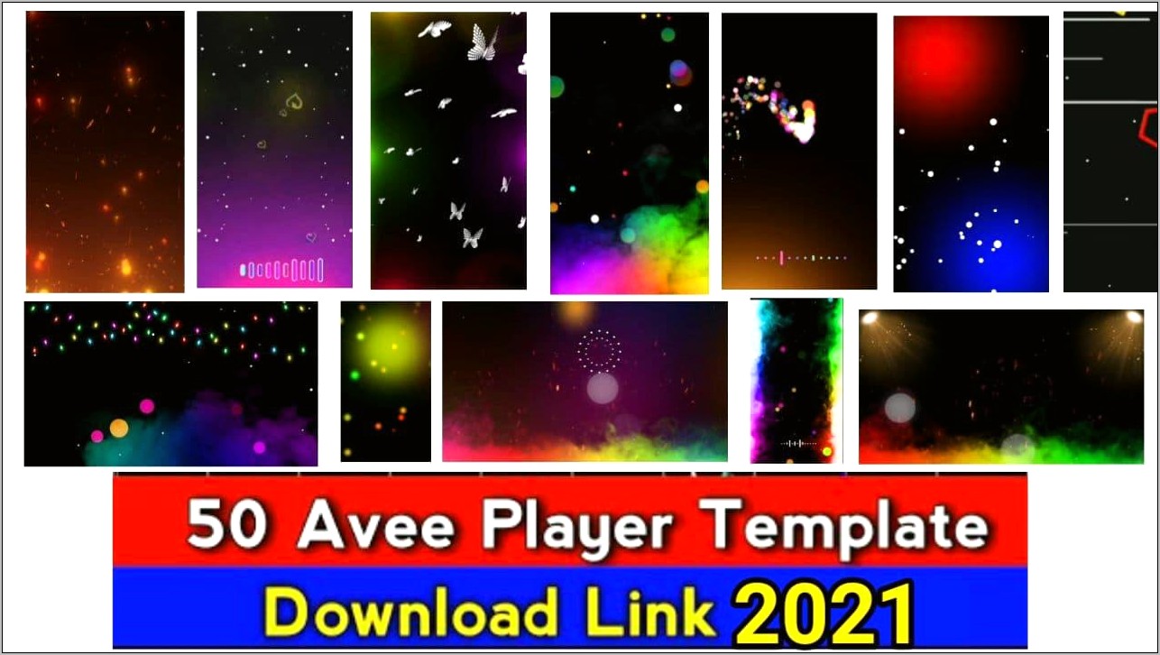 Avee Player Template Download Link 2019 New