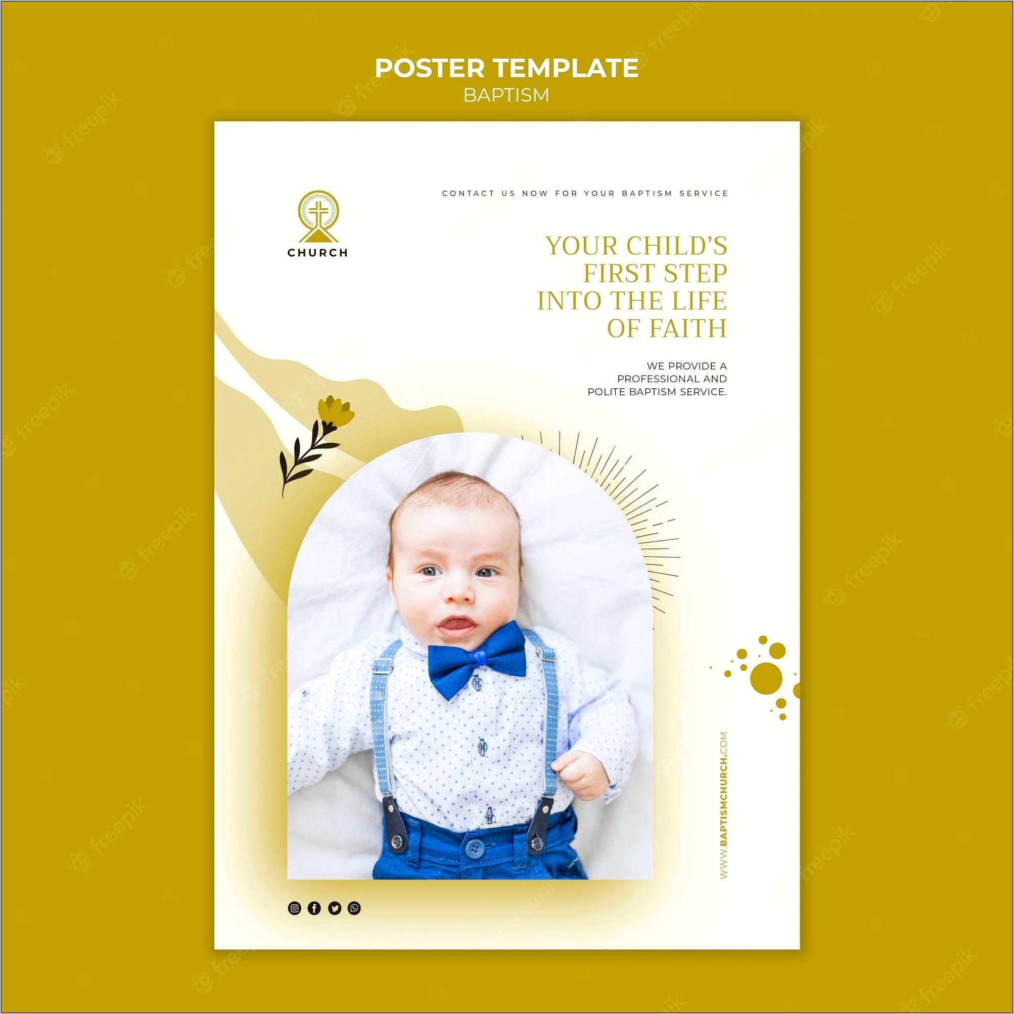 Baby Naming Ceremony Invitation Template Download