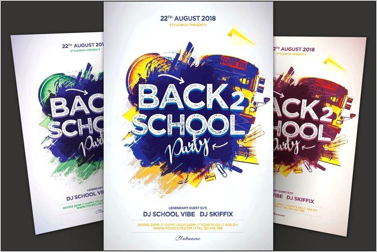 Back To School V2 Psd Flyer Template Download