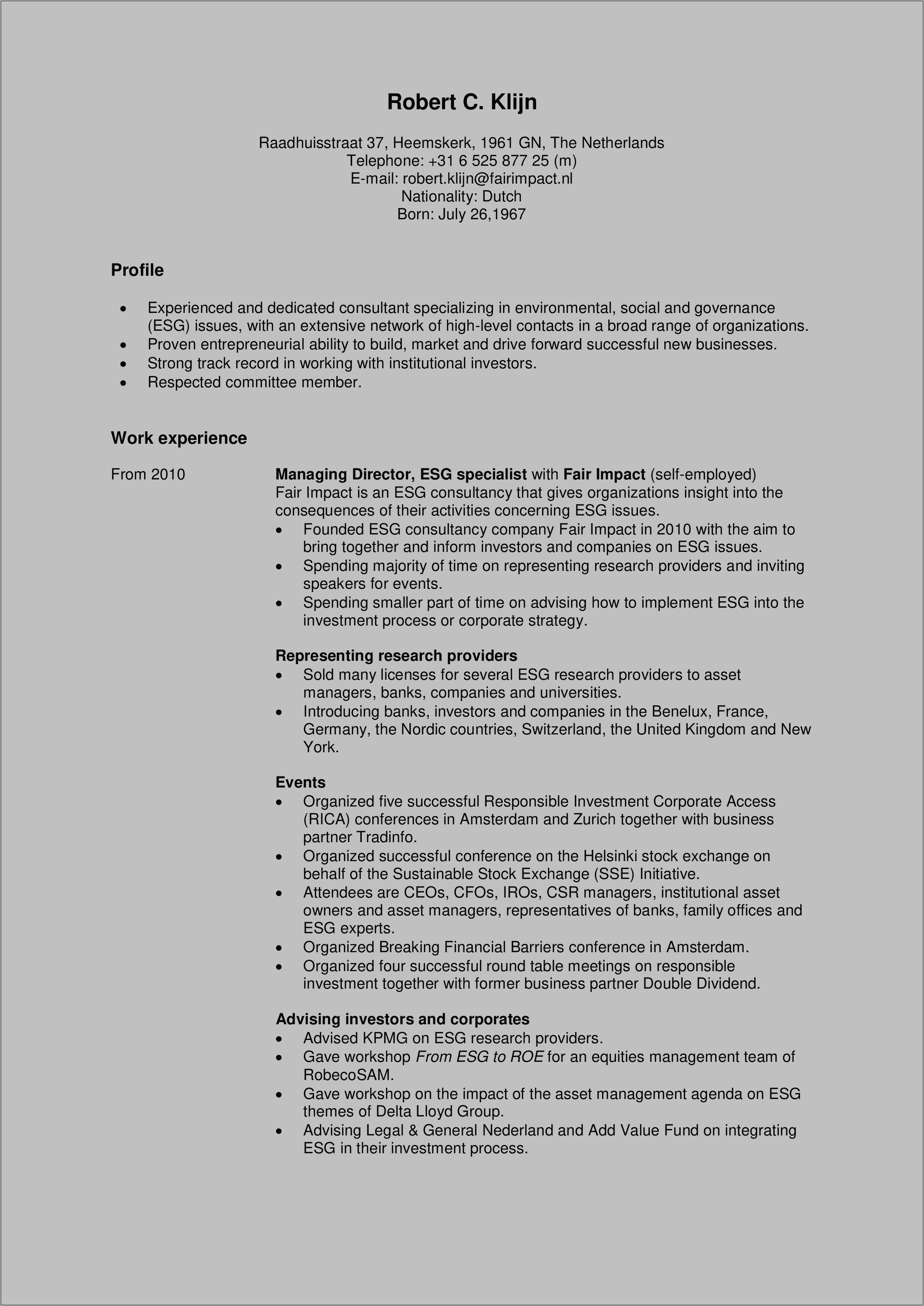 Bank Sales Manager Resume Sample