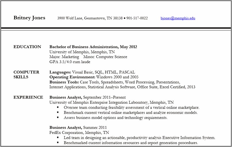 Basic Lab Skills Resume Environment