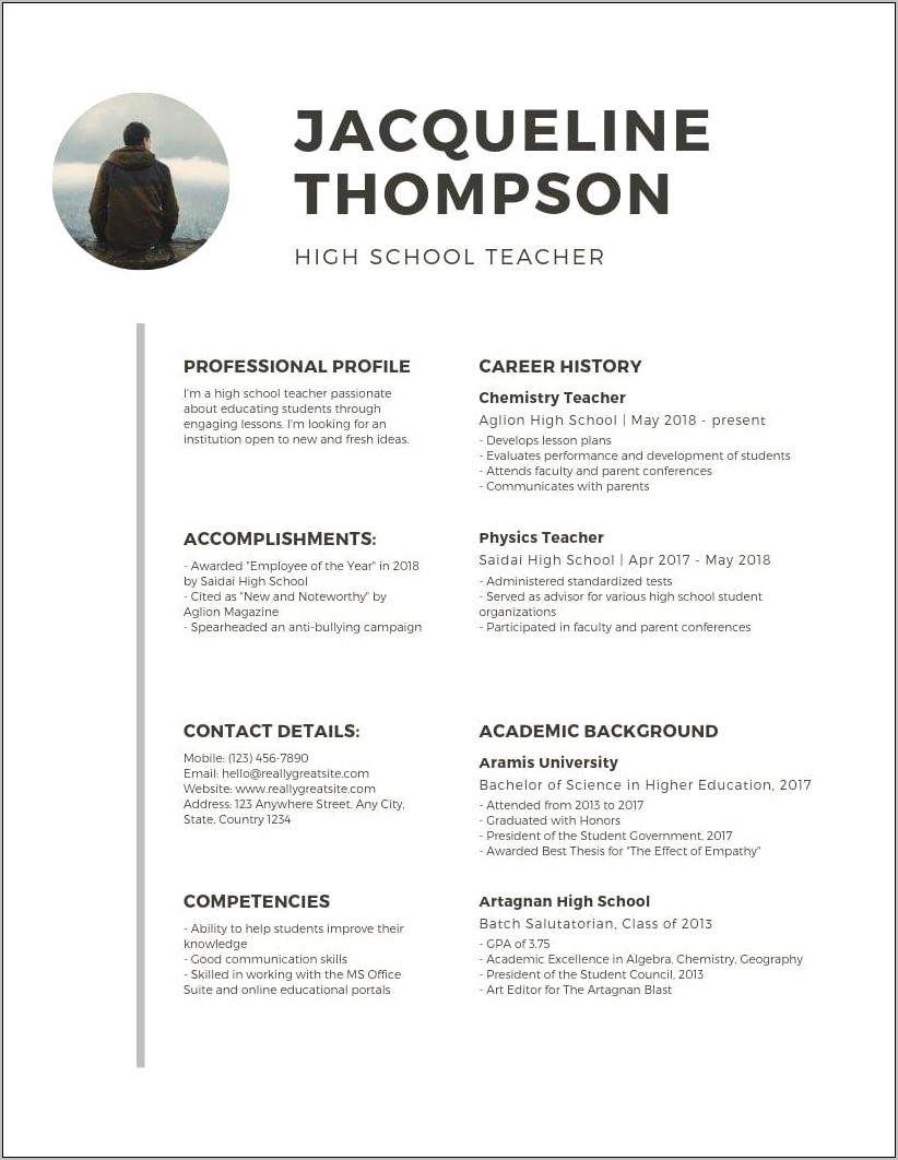 Best Font For Government Resume