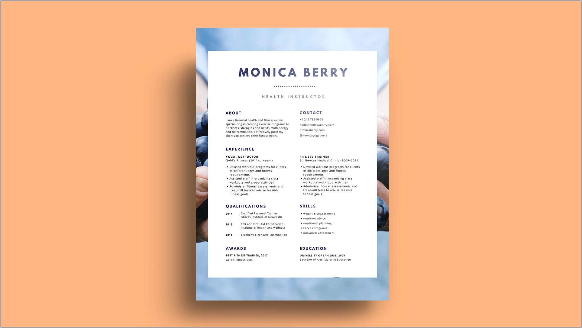 Best Font For Resume Titles