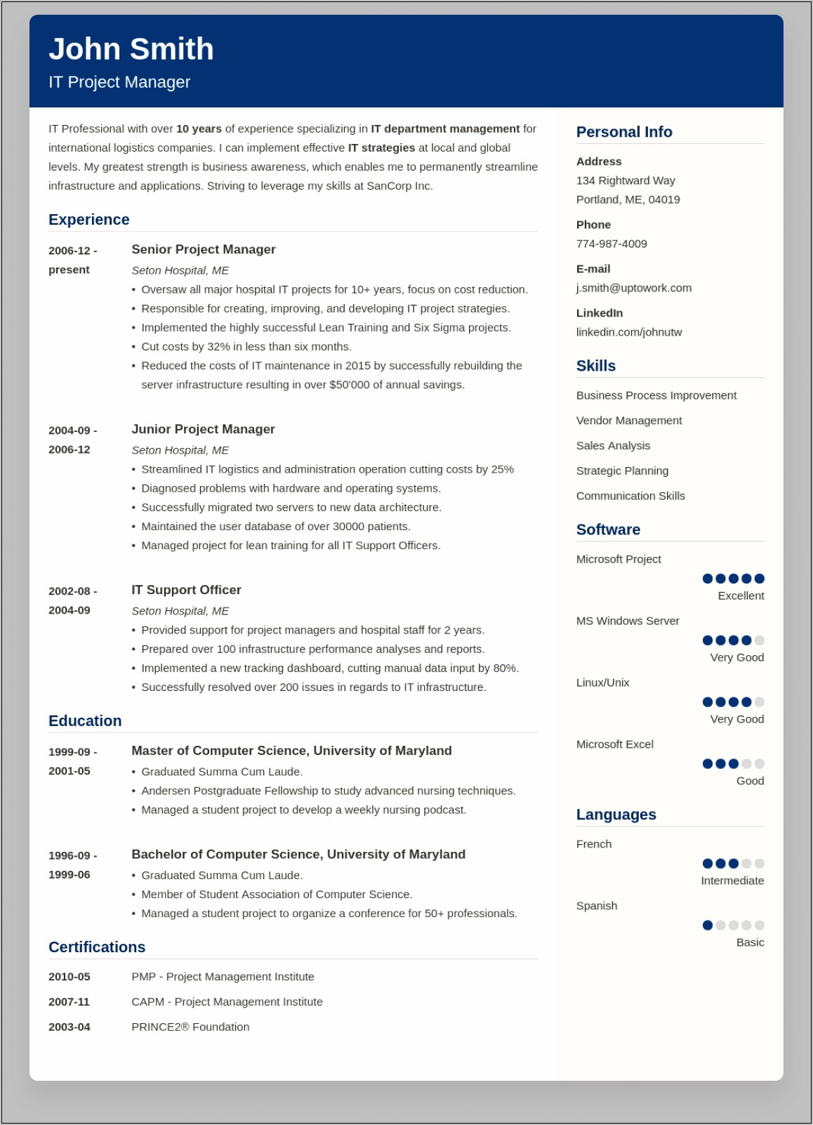 Best Free Program For Resume