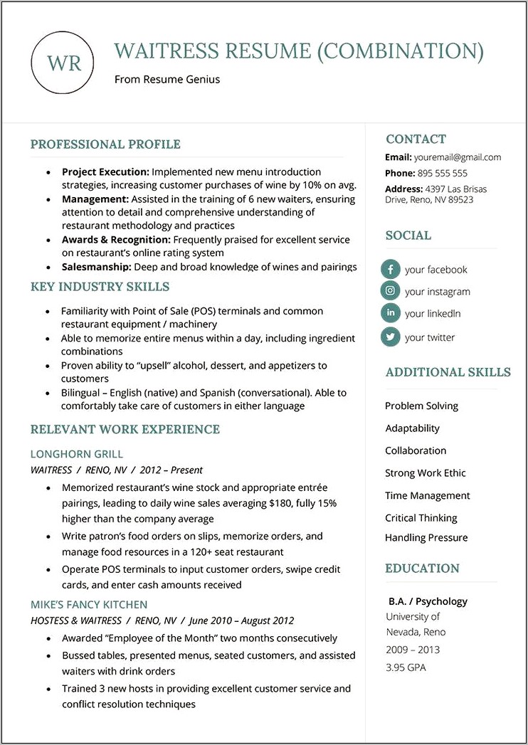 Best Profile Summary On Resume