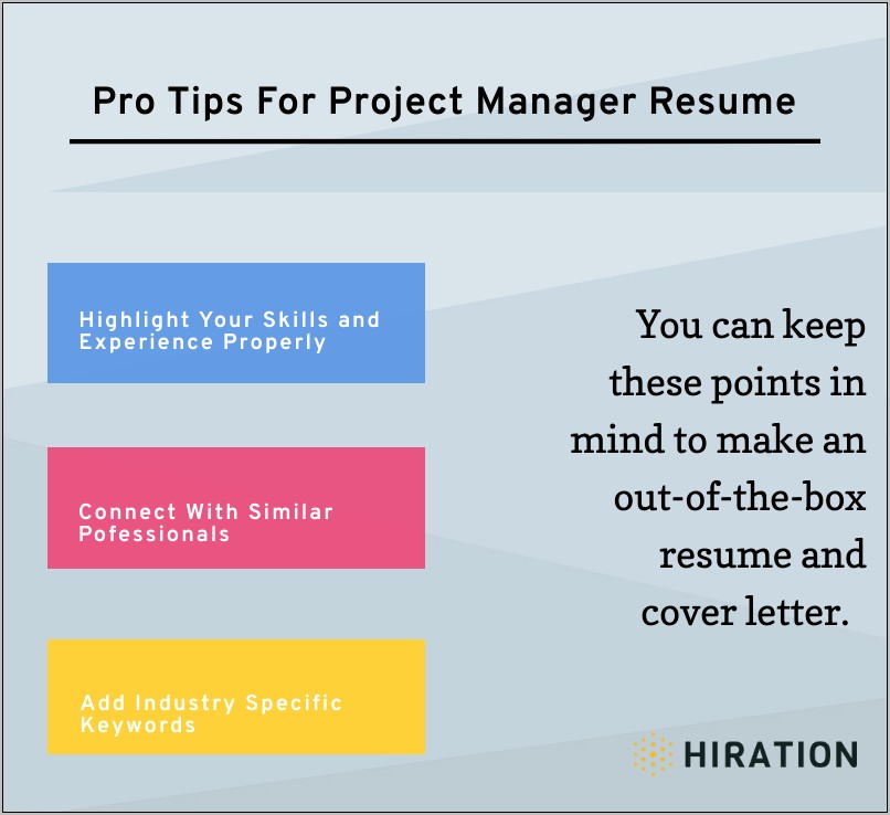 Best Project Manager Resume 2017