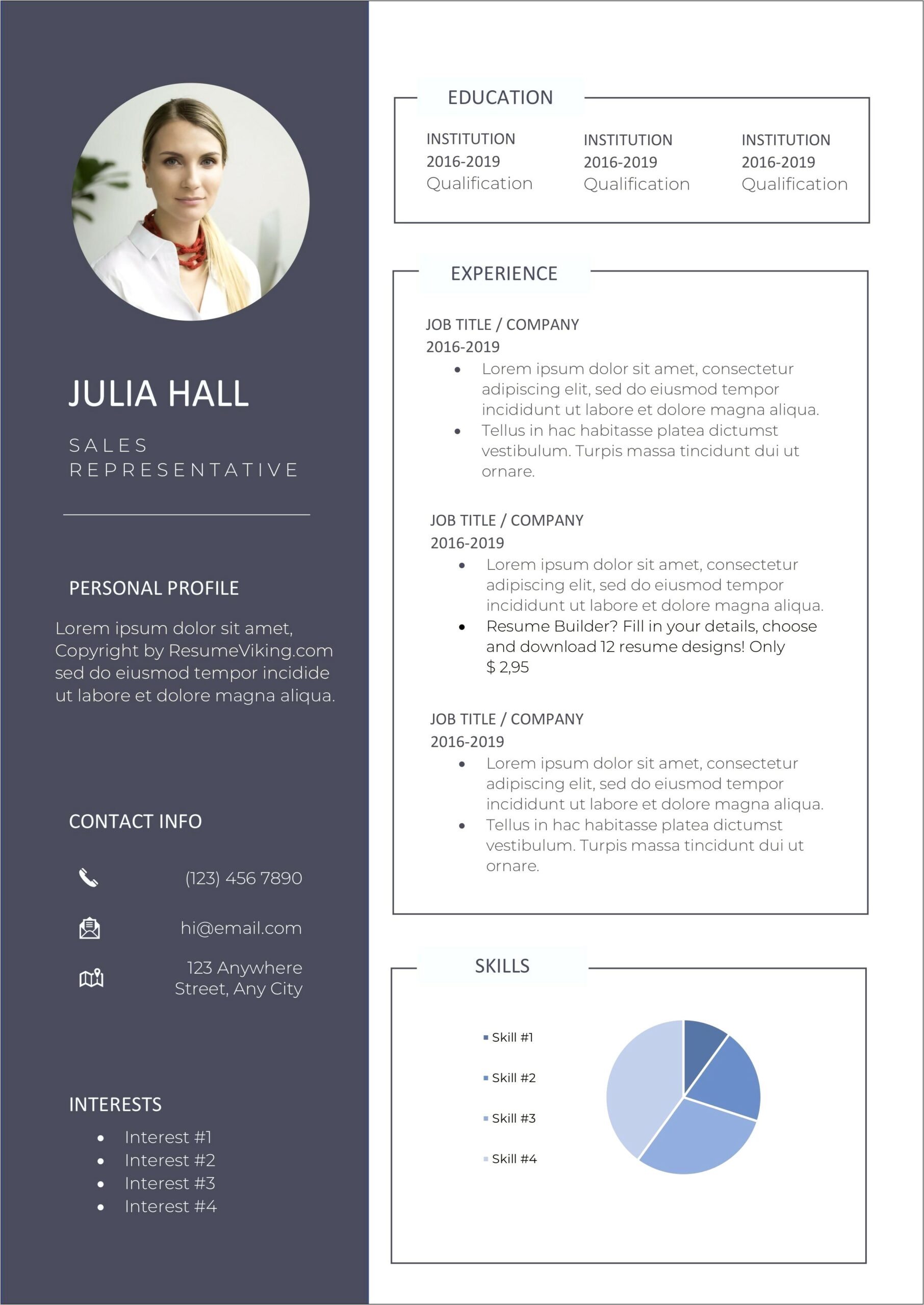 Best Resume Examples Free Download
