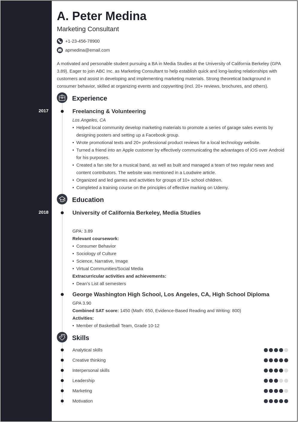 Best Resume Format Without Experience