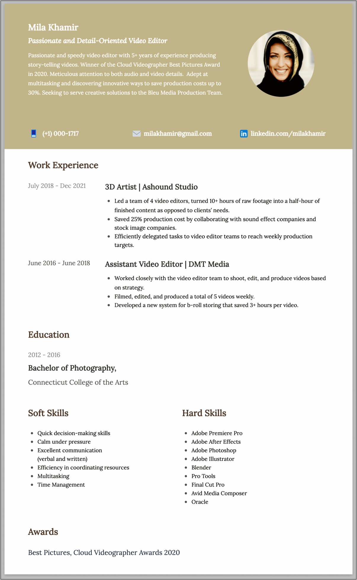 Best Resume Summary Statement Examples