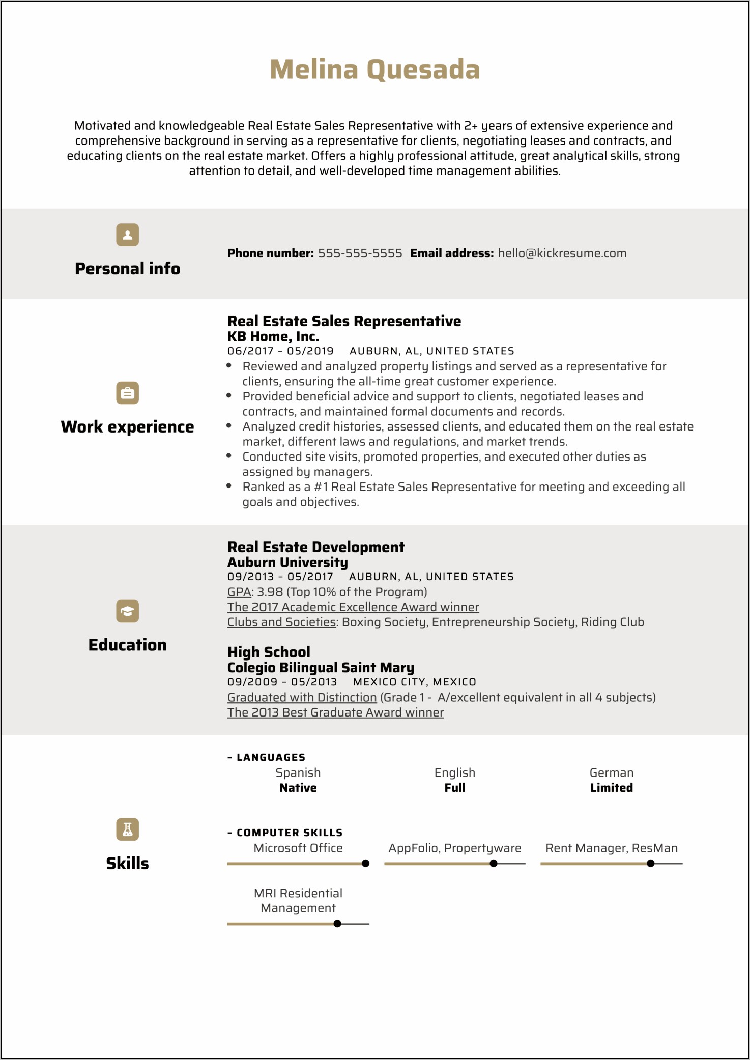 Best Resume Title For Sales